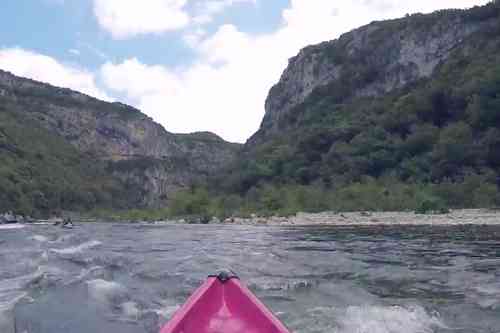 Réserve naturelle des gorges de l'ardeche descente 24kms