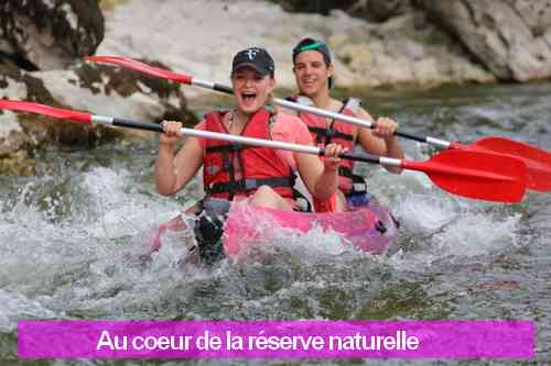 descente de l'ardeche en canoe et camping