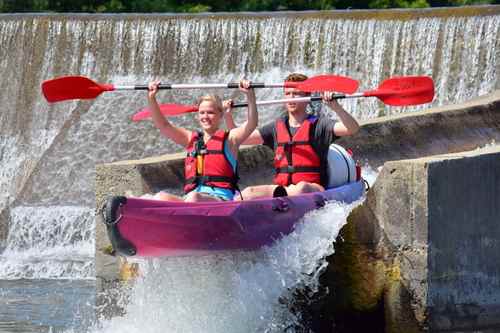 Image pont d'arc descente 8 km en canoe kayak