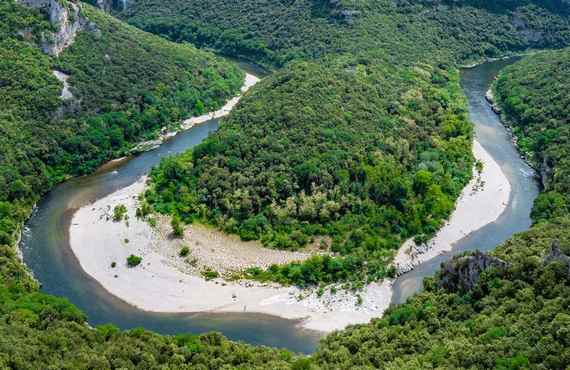 Image:  Formule éco-confort  24+8kms Au coeur de la réserve naturelle des gorges de l'Ardèche